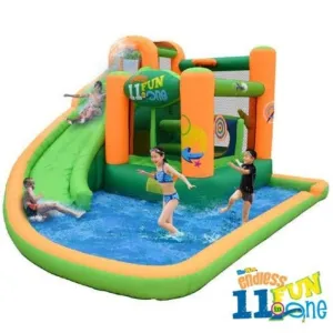 Endless Fun 11-in-1 Inflatable Residential Bounce House and Water Slide Wet/Dry