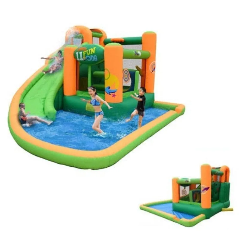 Endless Fun 11-in-1 Inflatable Residential Bounce House and Water Slide Wet/Dry
