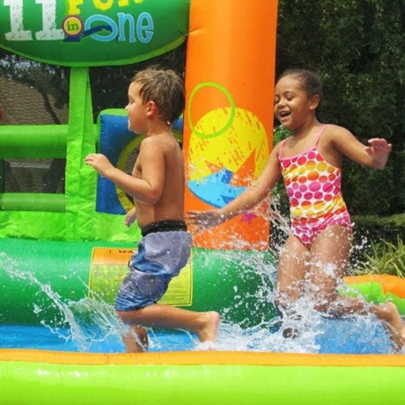 Endless Fun 11-in-1 Inflatable Residential Bounce House and Water Slide Wet/Dry