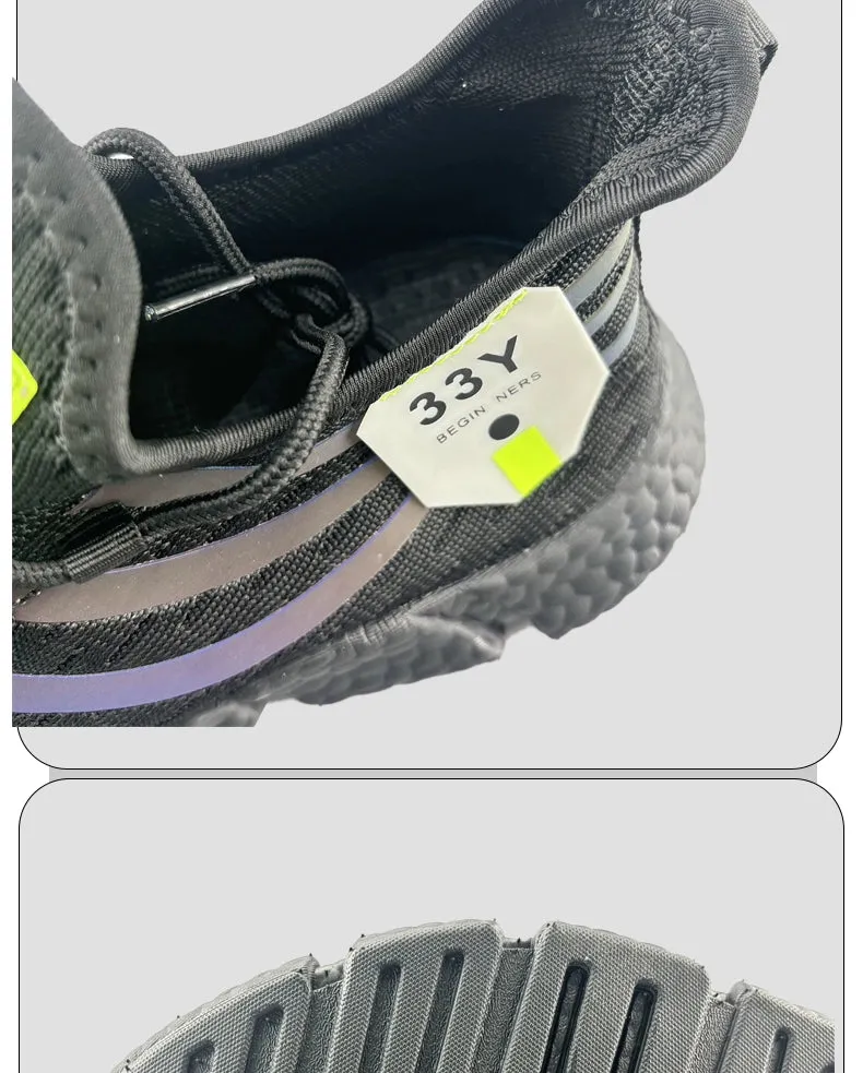 Fashion Shoes Popcorn Men's Feature-rich Export Trustworthy Couple's Summer Casual Export Men's Sneaker Shoes Shockproof Breathable Jogging Shoes