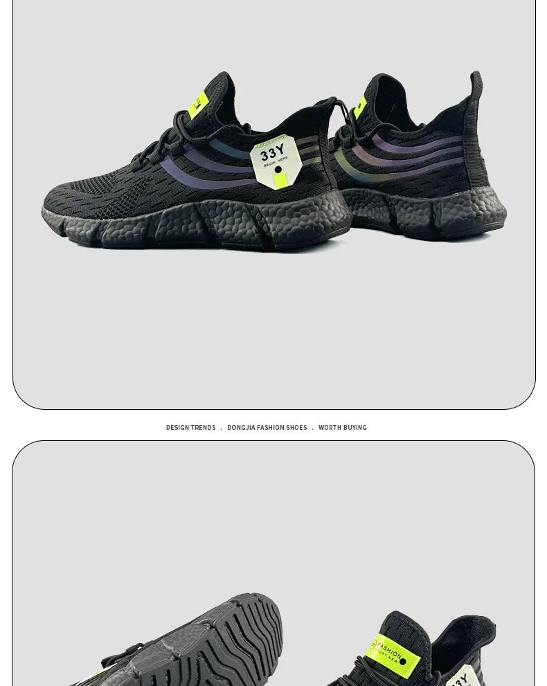 Fashion Shoes Popcorn Men's Feature-rich Export Trustworthy Couple's Summer Casual Export Men's Sneaker Shoes Shockproof Breathable Jogging Shoes