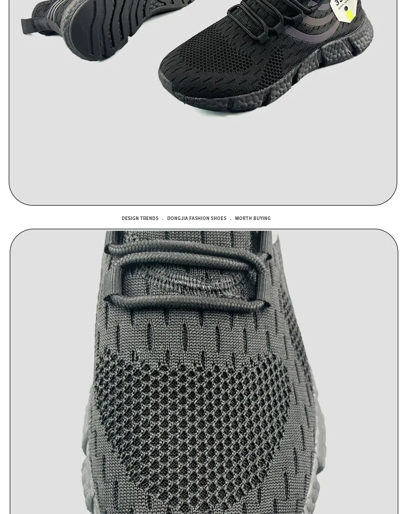 Fashion Shoes Popcorn Men's Feature-rich Export Trustworthy Couple's Summer Casual Export Men's Sneaker Shoes Shockproof Breathable Jogging Shoes