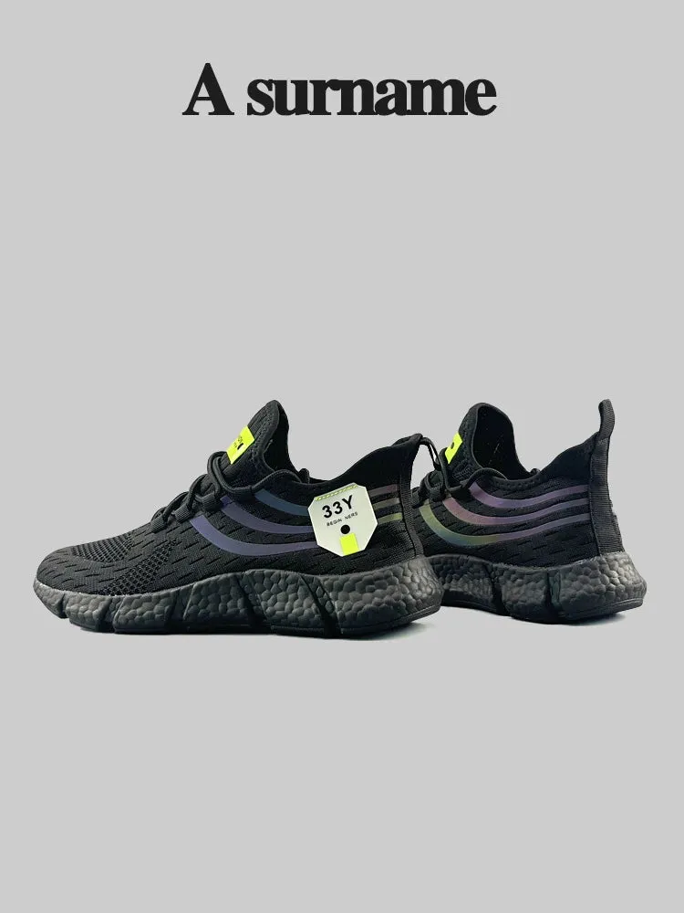 Fashion Shoes Popcorn Men's Feature-rich Export Trustworthy Couple's Summer Casual Export Men's Sneaker Shoes Shockproof Breathable Jogging Shoes