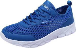 Fashion Summer Men Mesh Breathable Comfortable Lightweight Flat Soft Lace Mens Running Shoes Men's Athletic Sneaker New Men's