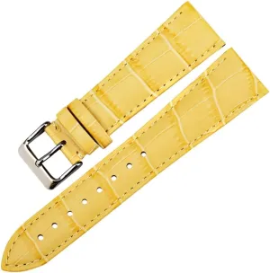 Fashion Watchbands Genuine Leather Watch Strap 12mm-22mm for Women Watch Band for Watch Bracelet(White-Dinosaur Doodle4,22mm)