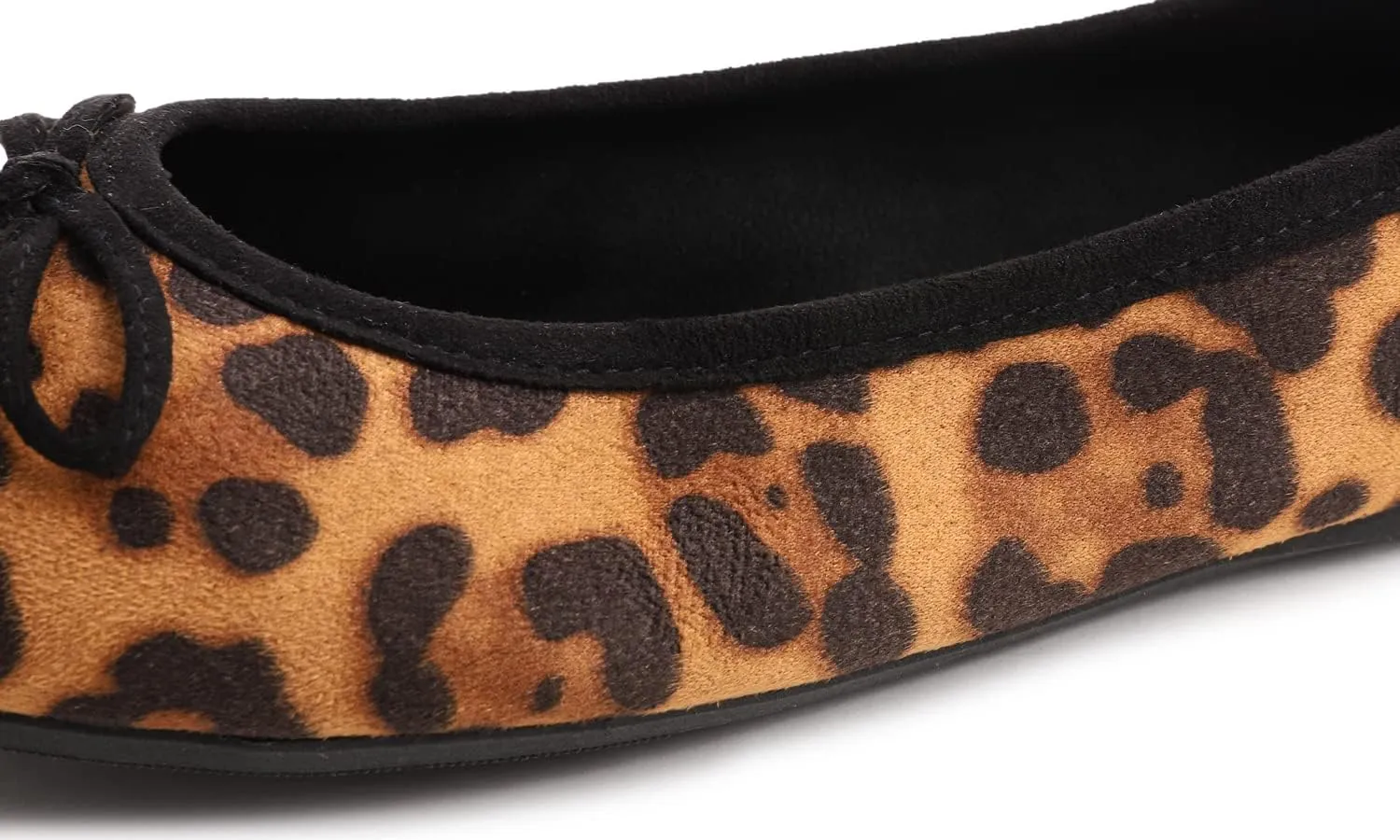 FEVERSOLE Women's Ultra Soft Colorful Memory Foam Cushioned Faux Suede Home Ballet Flats