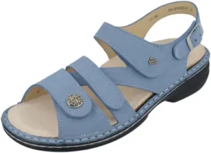Finn Comfort Women's Gomera-S 82562, Nubuk blue Soft Footbed, 40 EU/9-9.5US