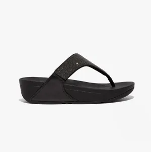 FitFlop LULU OPUL Womens Toe-Post Sandals All Black