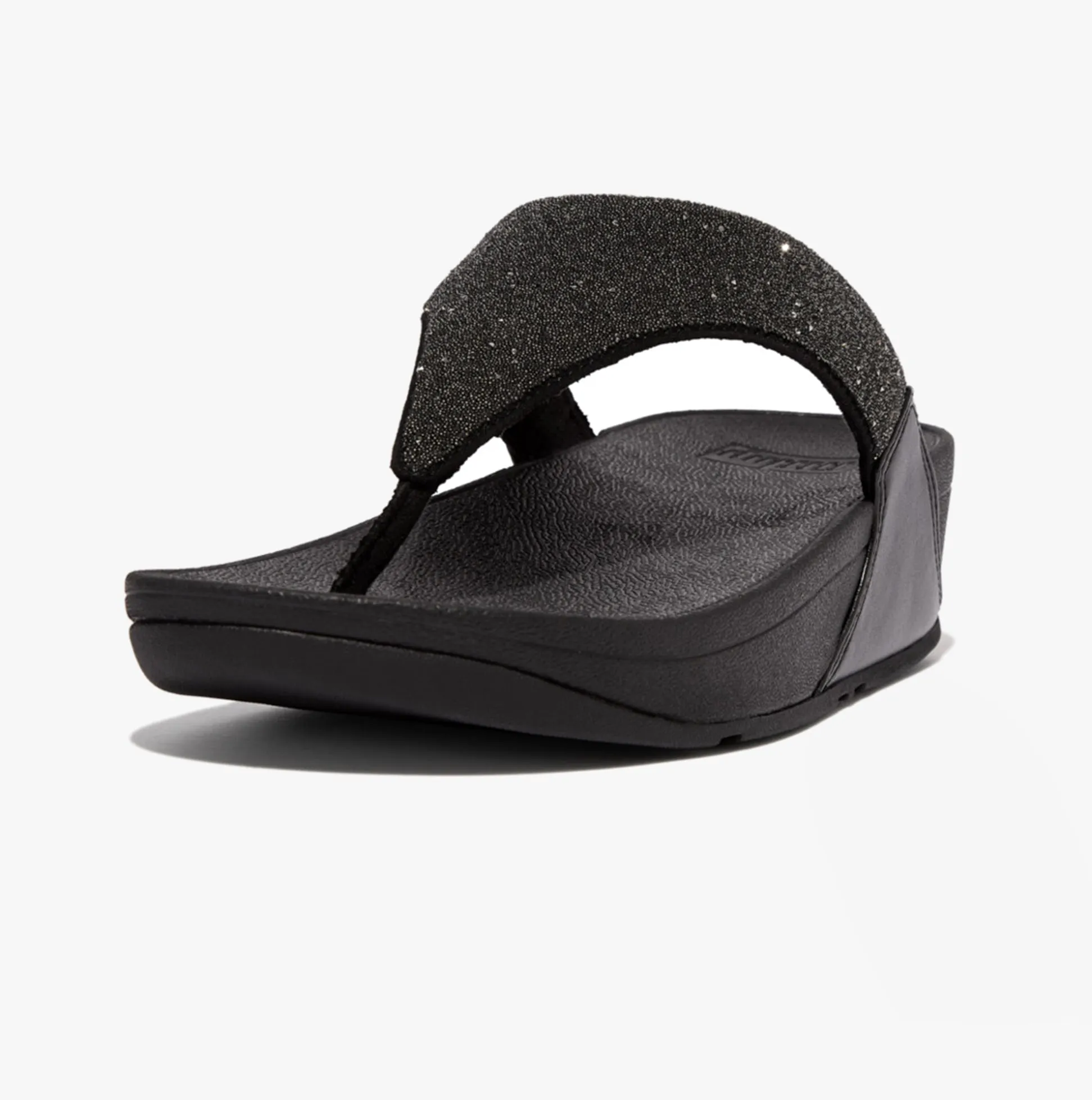 FitFlop LULU OPUL Womens Toe-Post Sandals All Black