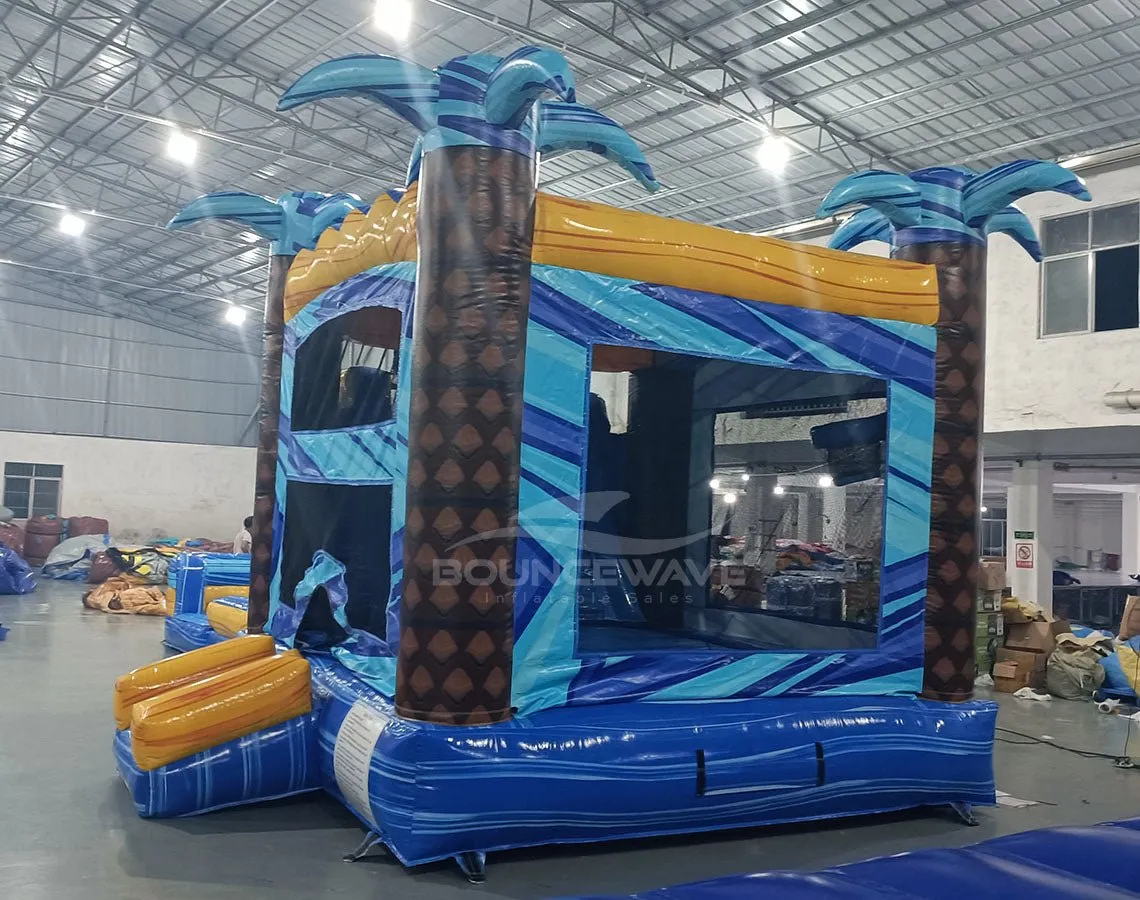 Flashpoint Dual Lane Bounce House with Slide (Wet/Dry)