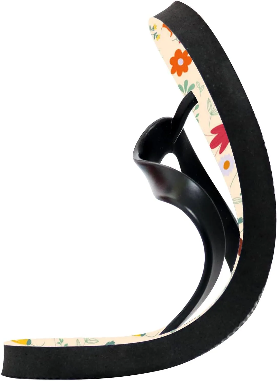 Flip Flops Floral Flowers Leaves Yellow Red Slide Sandals Summer Beach Slippers Thong Sandal Casual Yoga Mat Flat Slides for Women Men