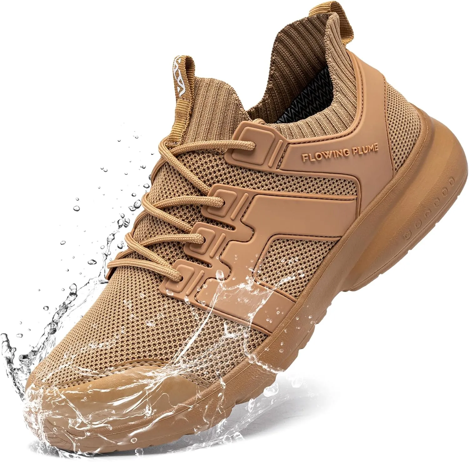 FLOWING PLUME Waterproof Shoes for Men Women Lightweight Tennis Sneaker Slip-Resistant Walking Running Shoes