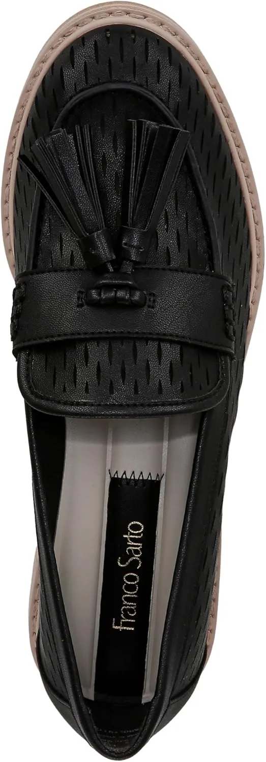 Franco Sarto womens Carolynn Low Slip on Tassel Loafers