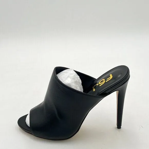 FSJ Women Pointed Toe Slide Mule Sandal Slippers Stiletto High Heels Loafers