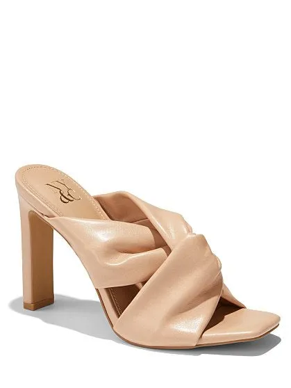 Gabby Knotted High-Heel Mule