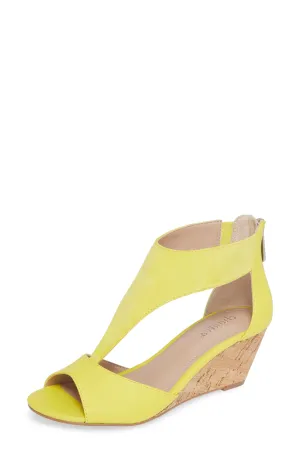Gallo Yellow Low Verified David Wedge Cork Digital Open Charles Sandals Sunshine Toe T-strap