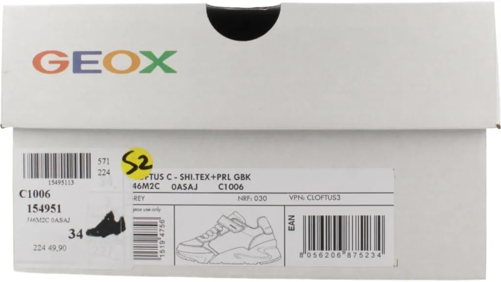 Geox Girl's Loftus 3 (Toddler/Little Big Kid) Sneaker