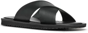 Geox Men's Flat Slide Sandal