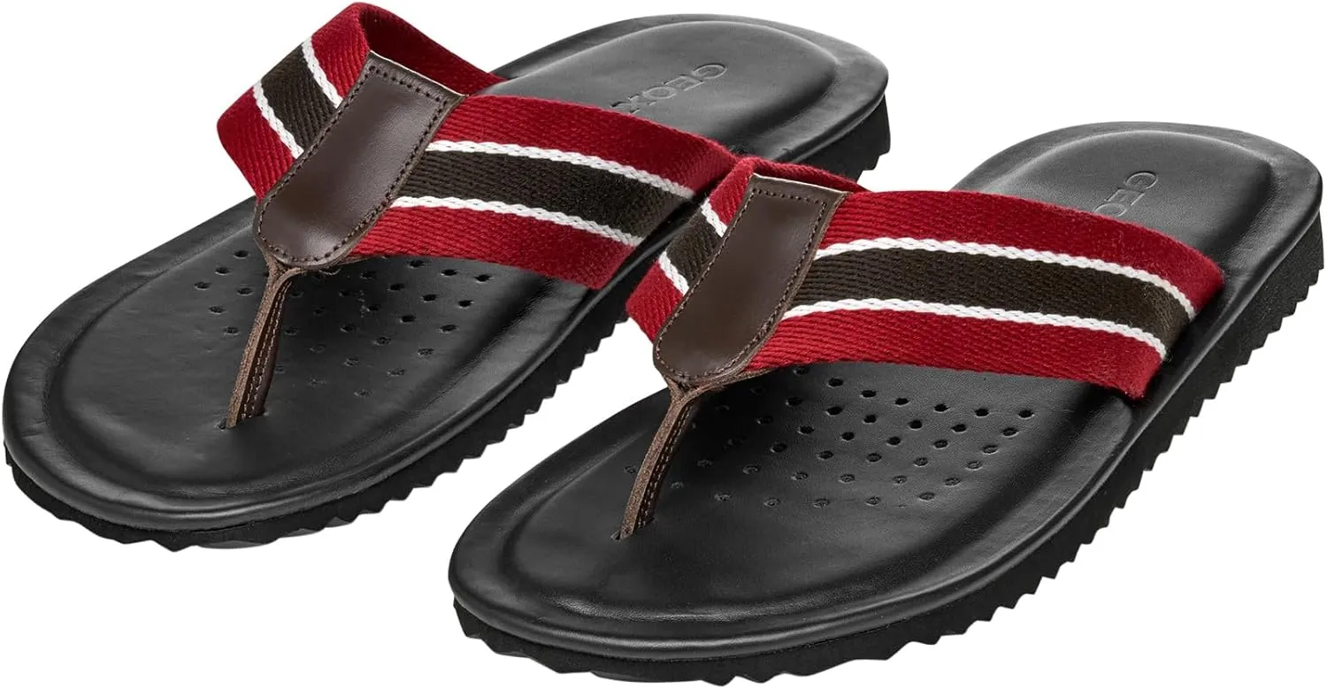 Geox Men's Flat Slide Sandal