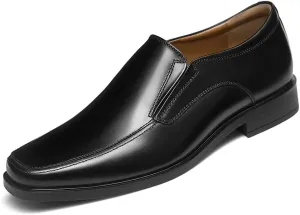 GIFENNSE Mens Loafers Leather Slip-on Dress Shoes