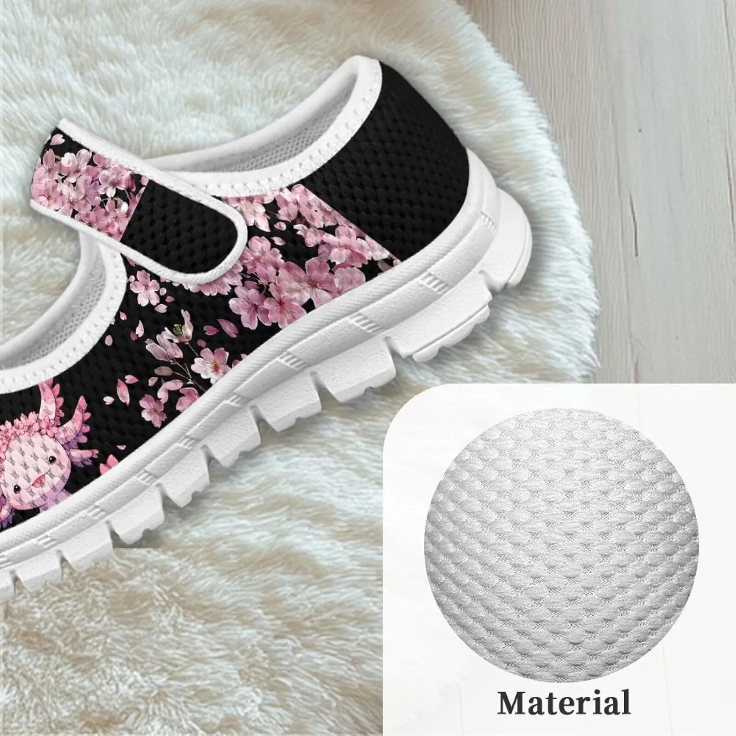 Girls Single Buckle Sneaker,Mary Jane Flats Shoes for Kids,Lightweight Walking Sneaker with White Sole Size 11-15