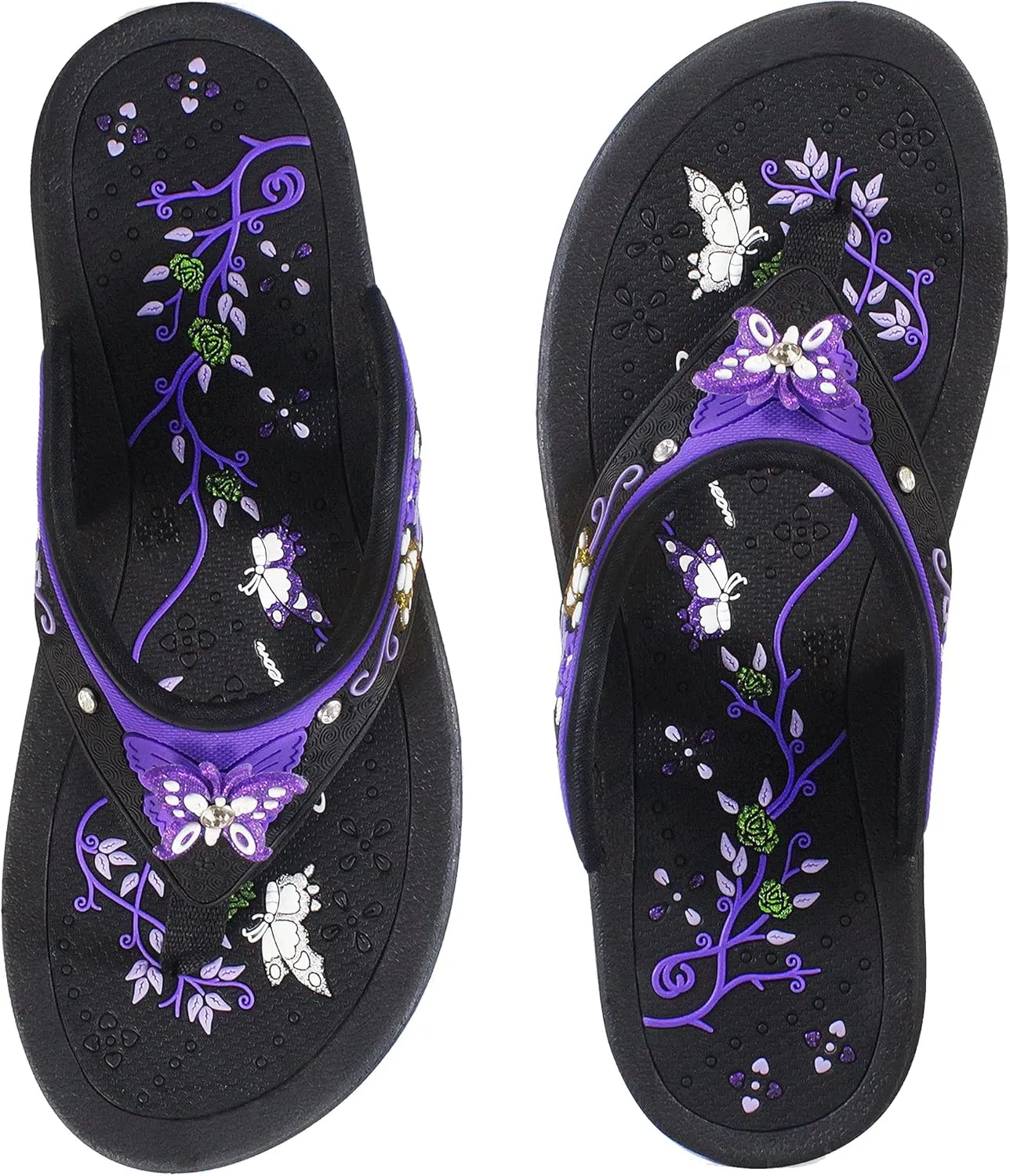 Gold Pigeon Shoes Comfortable Wedge Sandals, Women's Platform Sandals Casual Summer Beach, Heeled Wedges 2.75"