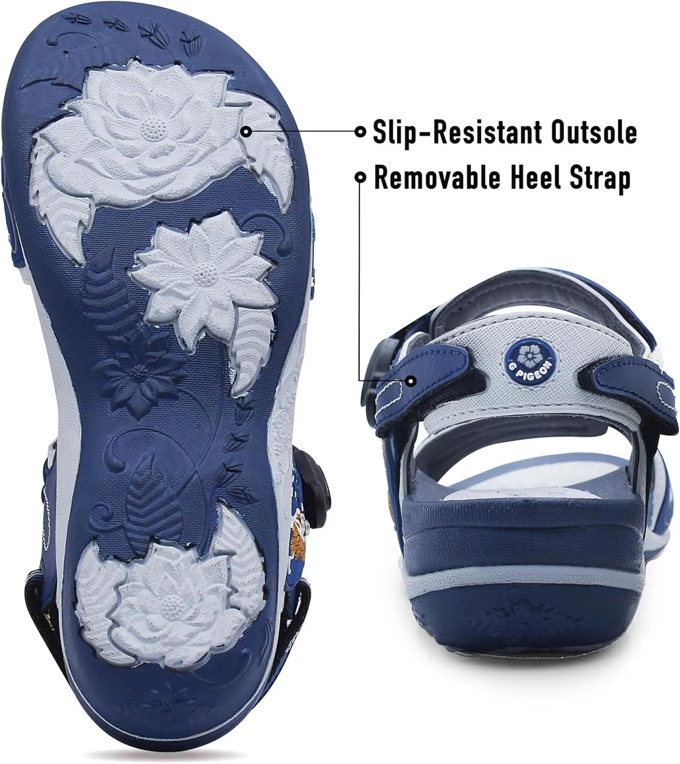 Gold Pigeon Shoes |SIGNATURE| Easy Snap Lock Comfort Ergonomic Walking Sandals for Women