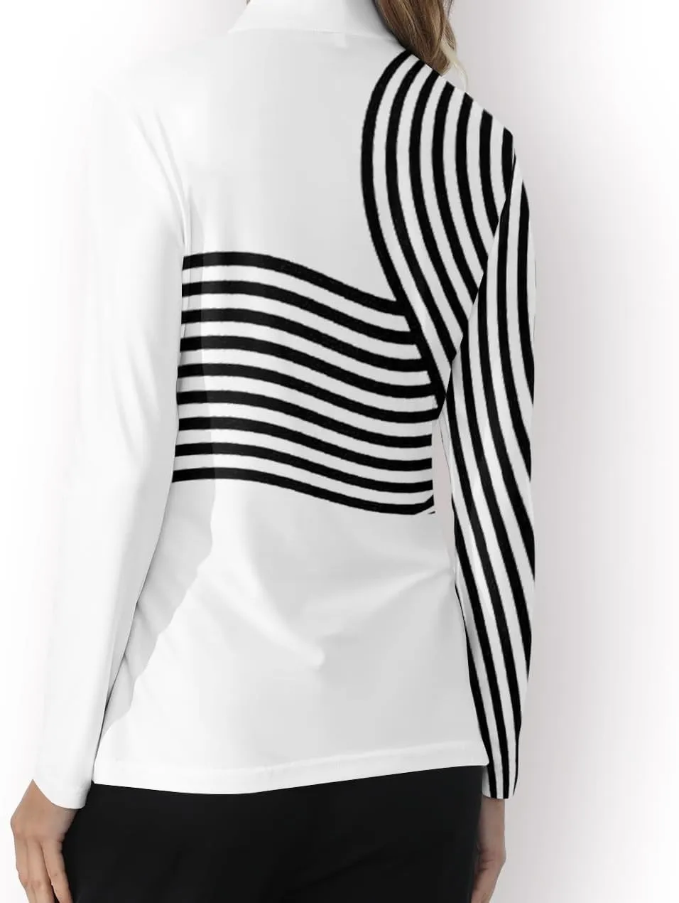Golf Shirts for Woman UPF 50  Sun Protection Quick Dry Lightweight Long Sleeve Polo Shirts for Woman Rash Guard