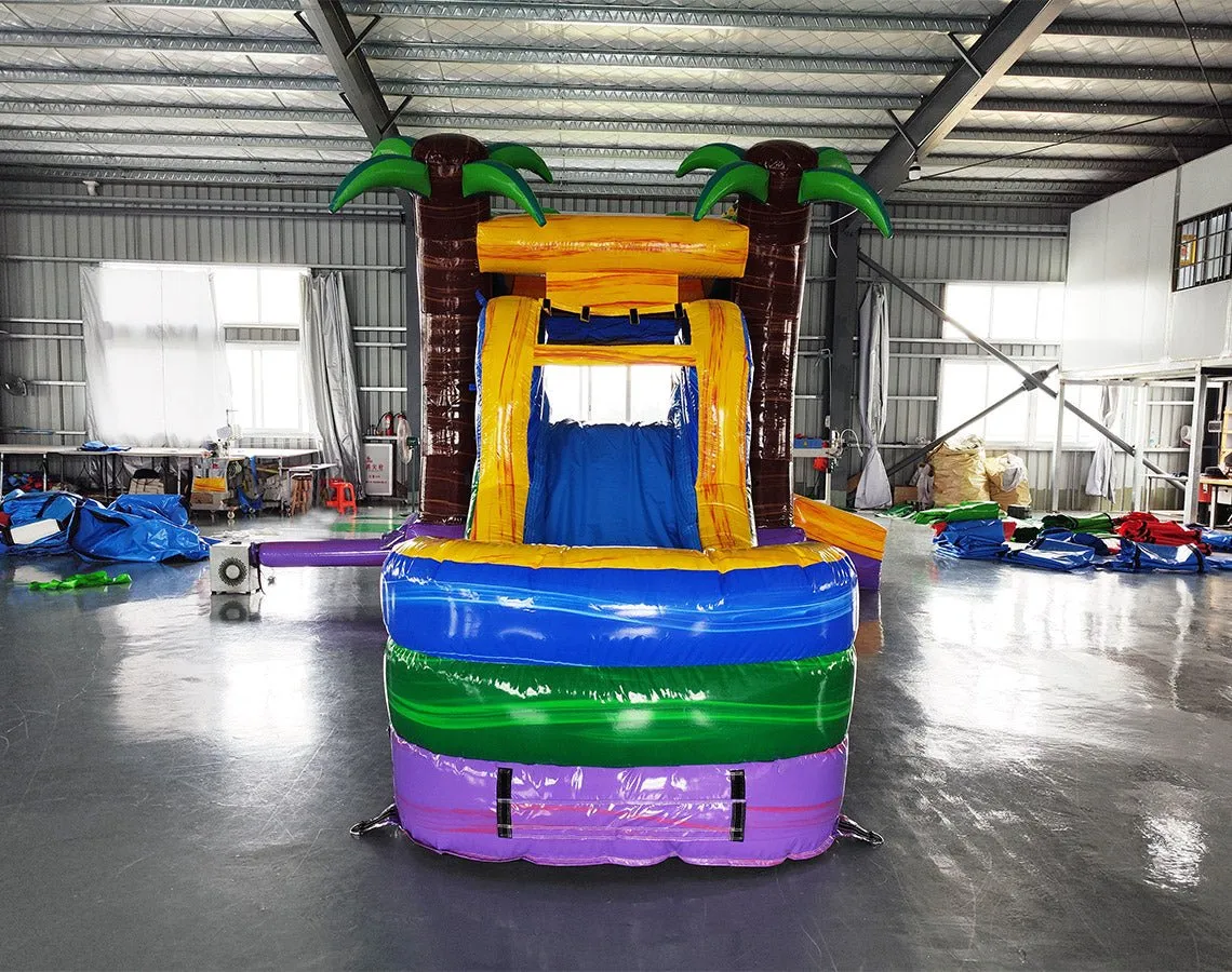 Goombay Splash Econo Bounce House with Slide (Wet/Dry)