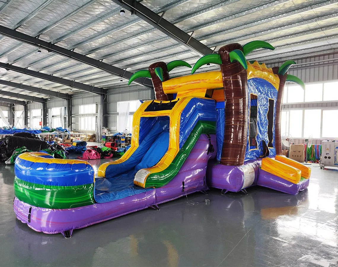 Goombay Splash Econo Bounce House with Slide (Wet/Dry)