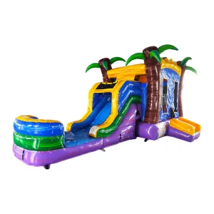 Goombay Splash Econo Bounce House with Slide (Wet/Dry)