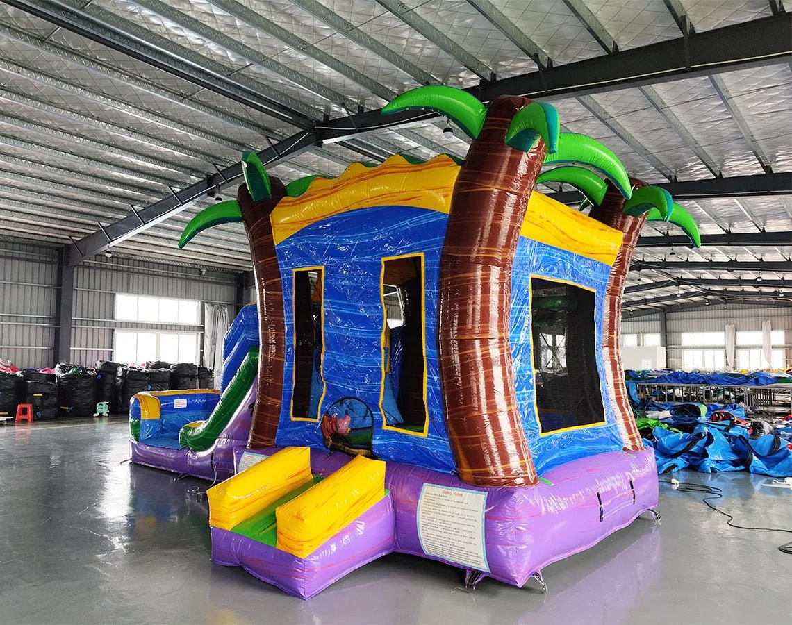 Goombay Splash Econo Bounce House with Slide (Wet/Dry)