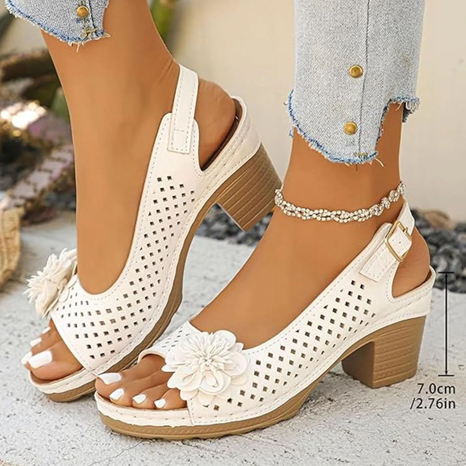 Graddi Archcare Sandals, Graddi Arch Relief Sandals, Orthopedic Sandal for Women Dressy, Hollow Non-Slip Adjustable