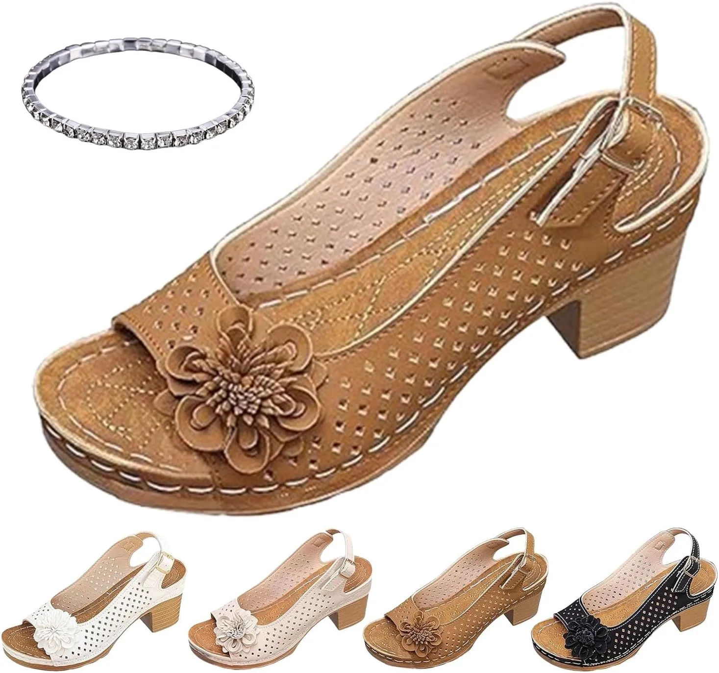Graddi Archcare Sandals, Graddi Arch Relief Sandals, Women's Orthopedic Sandal, Open Toe Hollow Non-slip Adjustable Slip on