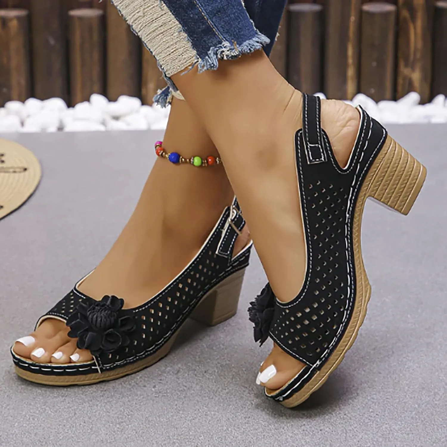 Graddi Archcare Sandals, Graddi Arch Relief Women's Square Heel Buckle Wide Sandals 2025
