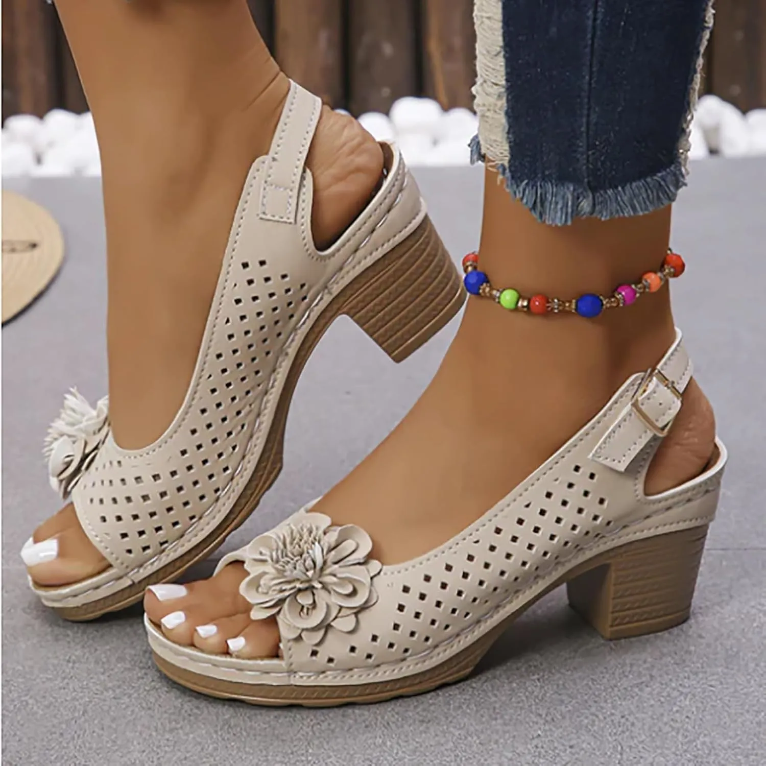 Graddi Archcare Sandals, Graddi Arch Relief Women's Square Heel Buckle Wide Sandals 2025