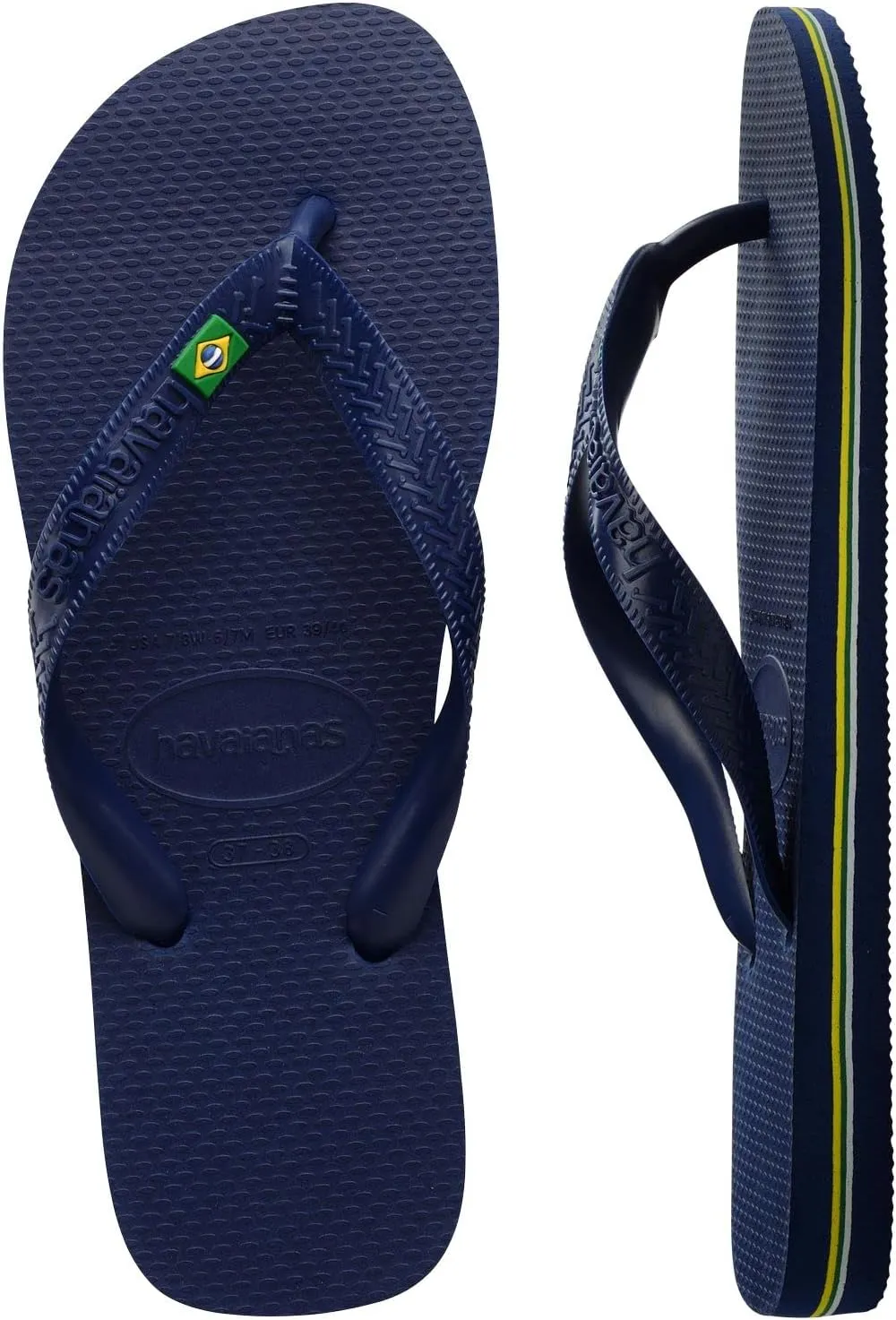 Havaianas Men's Brazil Sandal Navy Blue Flip Flop