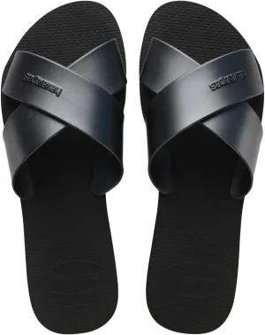 havaianas Women's Aqua Metallic Sandal Black Flip-Flop