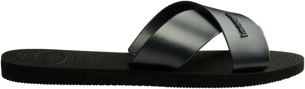havaianas Women's Aqua Metallic Sandal Black Flip-Flop
