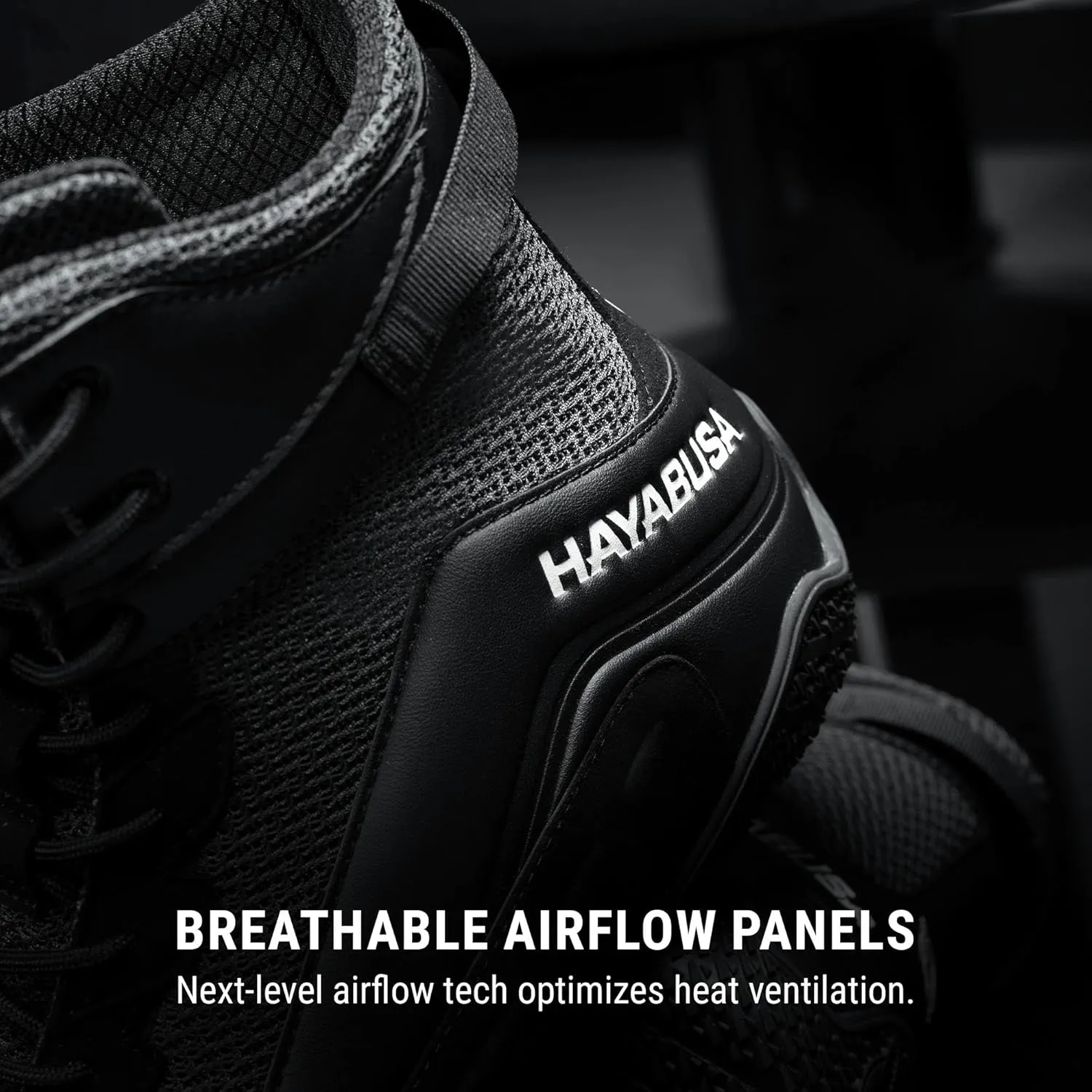 Hayabusa Talon Boxing Shoes for Men and Women Lace Up Lightweight Mid High Top
