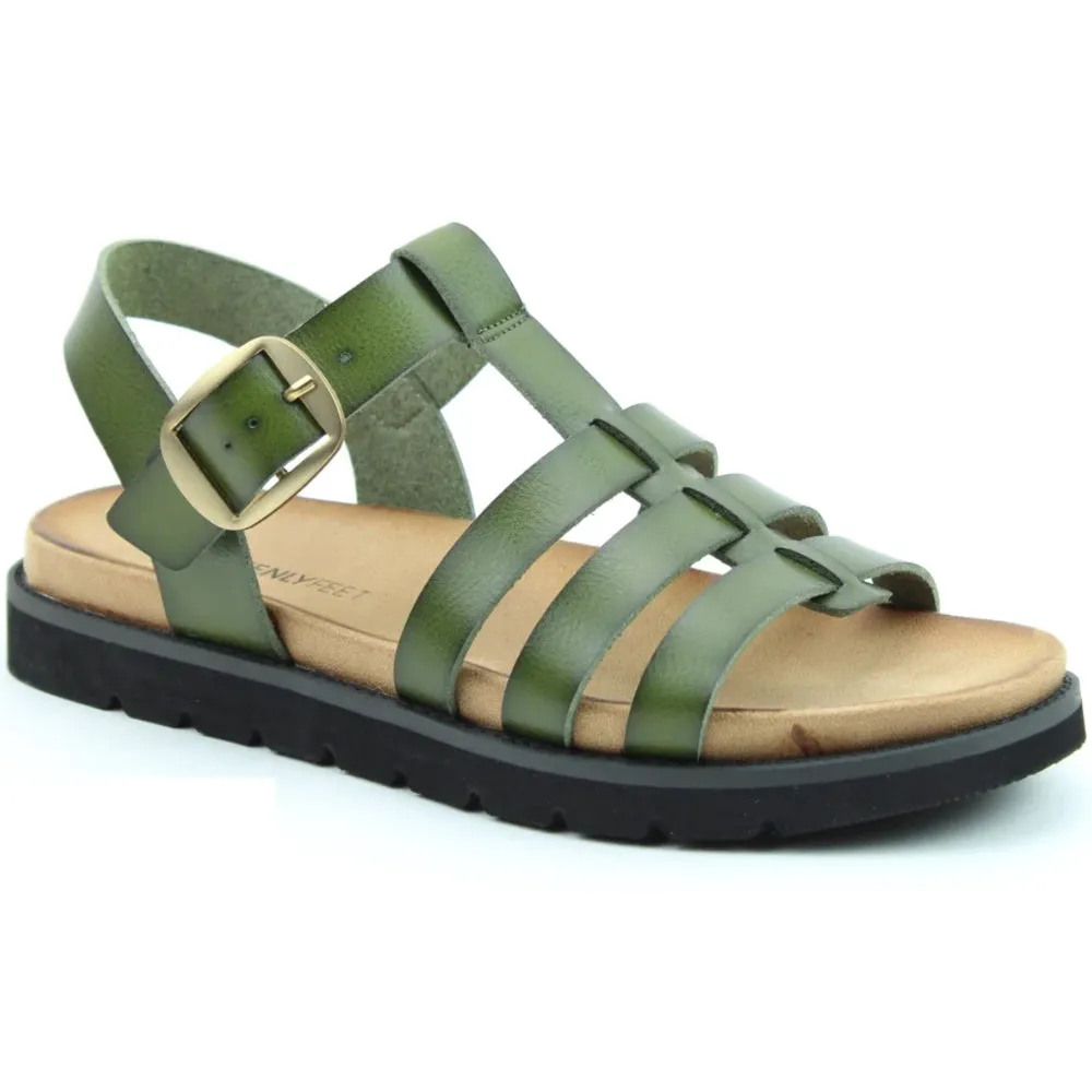 Heavenly Feet Saltwater Forest Lightweight Vegan Sandals