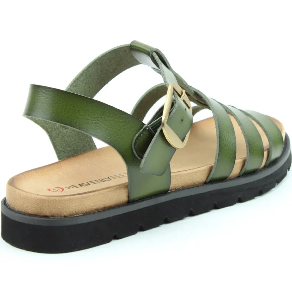 Heavenly Feet Saltwater Forest Lightweight Vegan Sandals