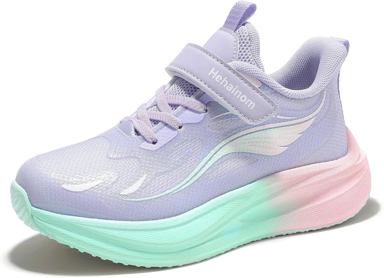 Hehainom Girls Kids Sneaker Boys Girls Running Tennis Shoes Sparkle Lightweight Breathable Sport Athletic Girls Shoes