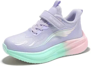 Hehainom Girls Kids Sneaker Boys Girls Running Tennis Shoes Sparkle Lightweight Breathable Sport Athletic Girls Shoes