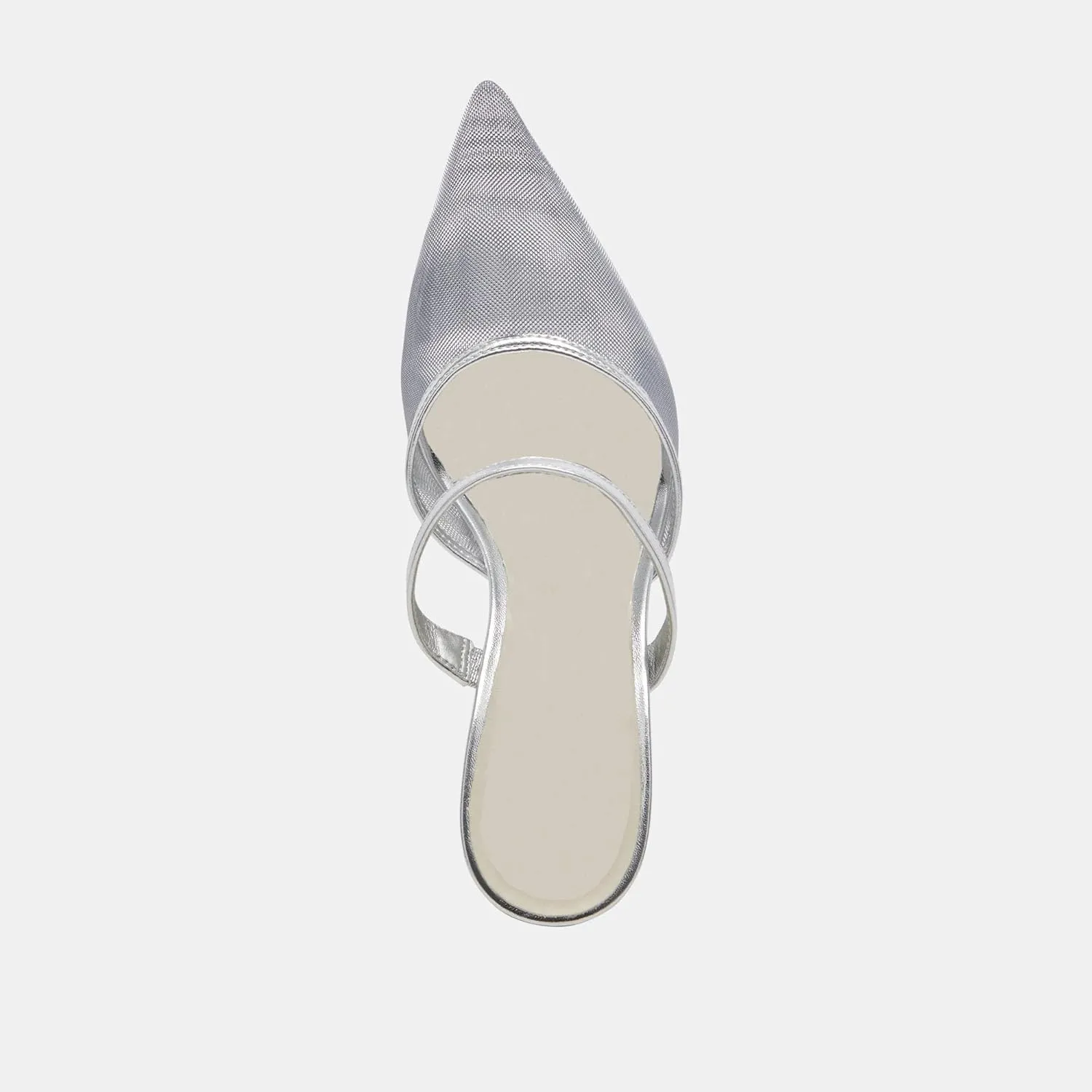 High Heel Mules for Women Closed Pointed Toe Slip On Heeled Mules with Strap Backless Casual Comfortable Dress Mule Heel Pumps
