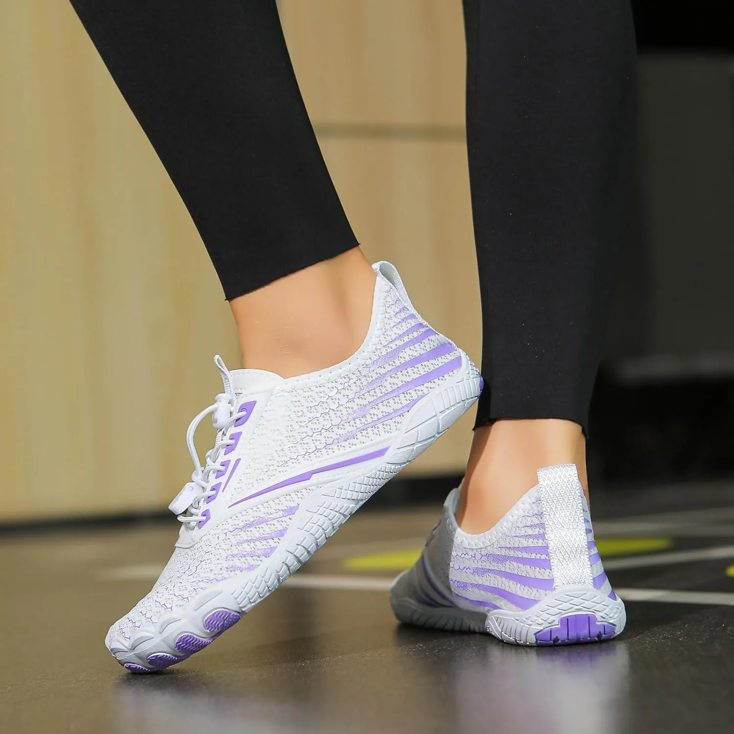 Hike Barefoot Shoes for Women Men Non-Slip Breathable Walking Shoe Wide Toe Water Shoes Comfortable Athletic Footwear Healthy Non-Slip Grounding Sneaker