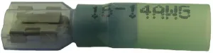 Hillsdale 40209 Heat Shrink 16-14 Gauge .250" Fully Insulated Female Push-On Connector Hump Jacket Pack of 100