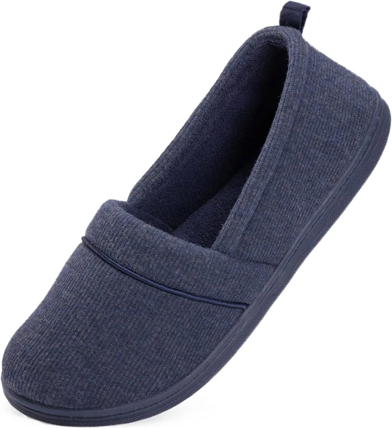 HomeTop Women's Comfy Loafer Slippers Lightweight Memory Foam Non-slip Indoor House Shoes