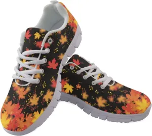 HUGS IDEA Women's Road Running Shoes Nurse Pattern Lightweight Sport Sneakers
