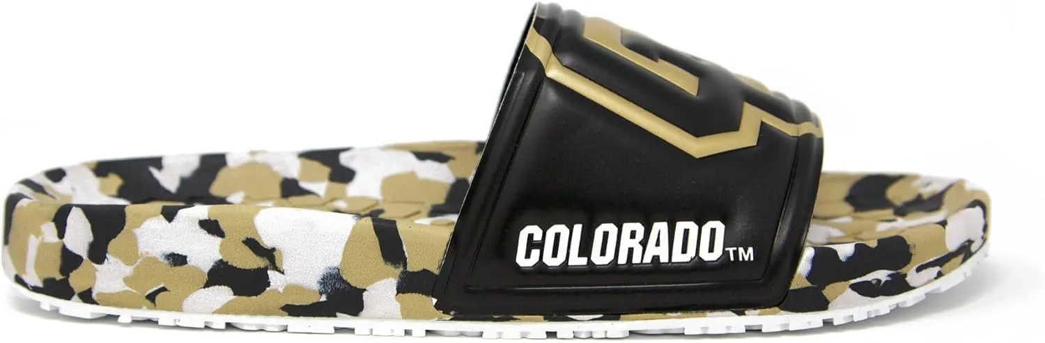 Hype NCAA Team Graphic and Color Unisex Quick Dry Slydr Sandal